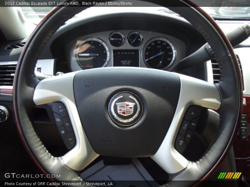 Black Raven / Ebony/Ebony 2012 Cadillac Escalade EXT Luxury AWD