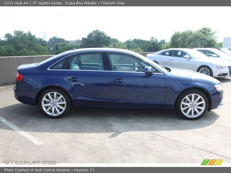 Scuba Blue Metallic / Titanium Gray 2013 Audi A4 2.0T quattro Sedan