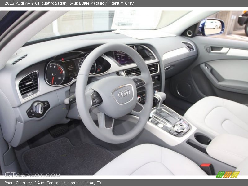 Titanium Gray Interior - 2013 A4 2.0T quattro Sedan 