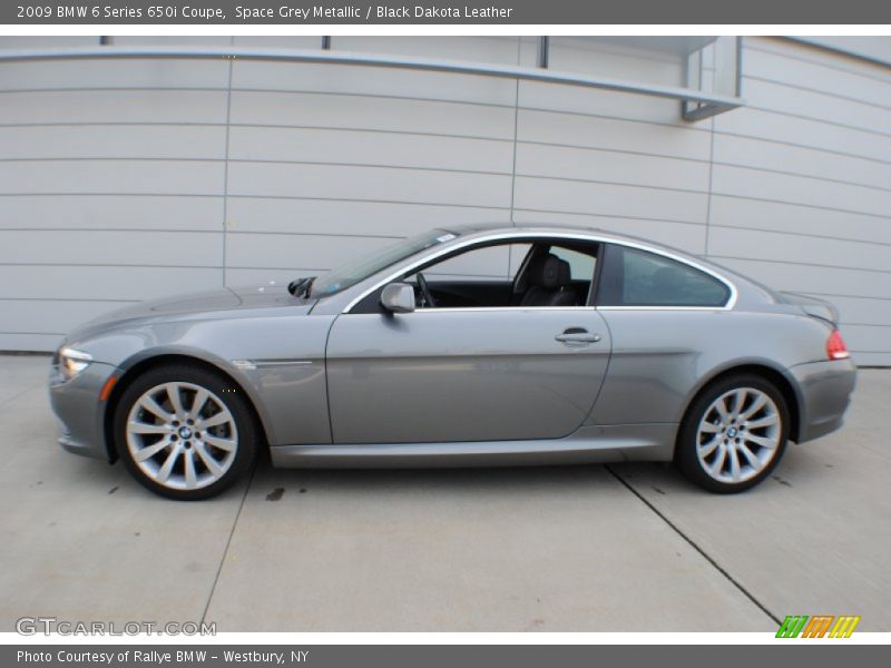 Space Grey Metallic / Black Dakota Leather 2009 BMW 6 Series 650i Coupe