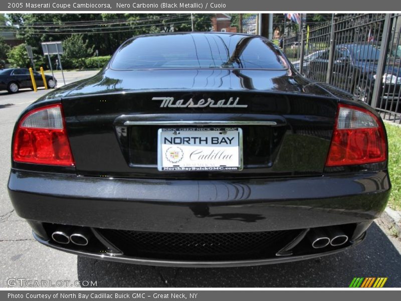 Nero Carbonio (Black Metallic) / Cuoio 2005 Maserati Coupe Cambiocorsa