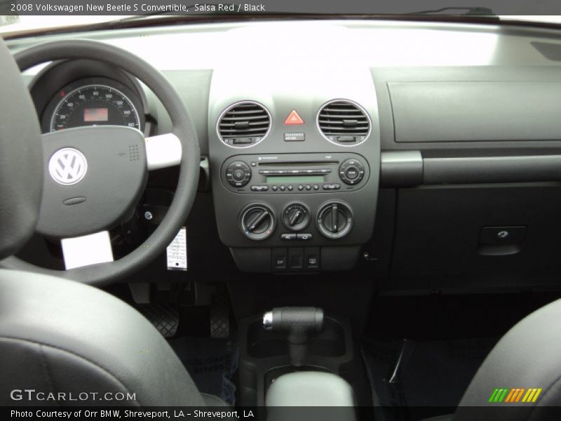 Salsa Red / Black 2008 Volkswagen New Beetle S Convertible