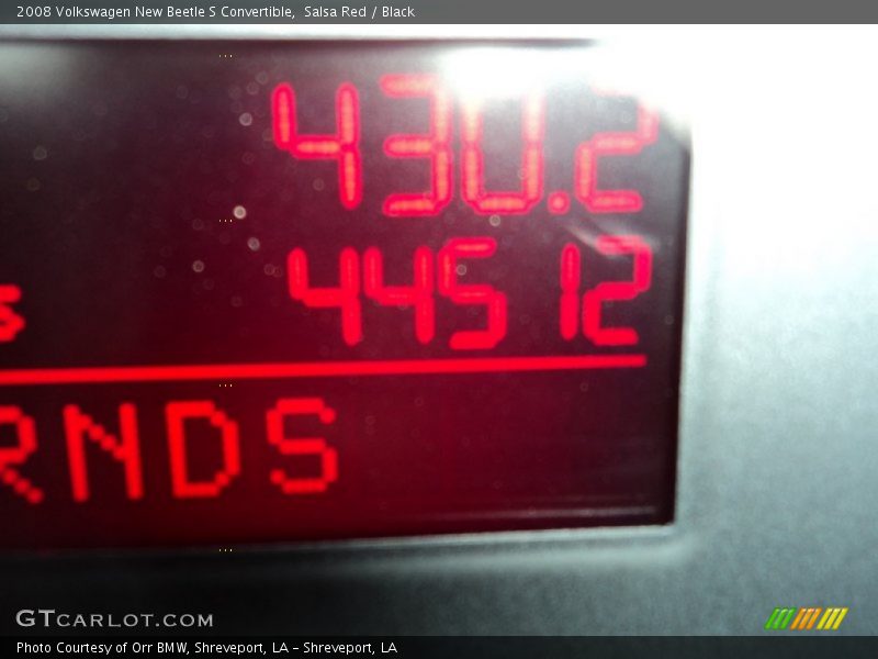 Salsa Red / Black 2008 Volkswagen New Beetle S Convertible