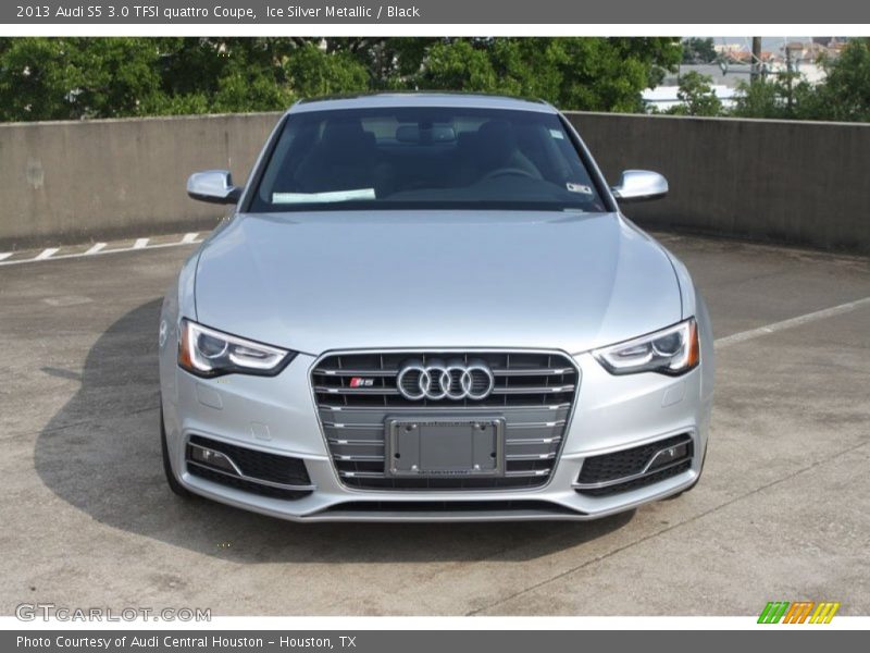 Ice Silver Metallic / Black 2013 Audi S5 3.0 TFSI quattro Coupe