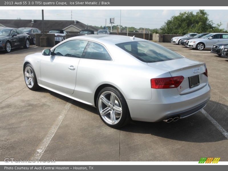 Ice Silver Metallic / Black 2013 Audi S5 3.0 TFSI quattro Coupe