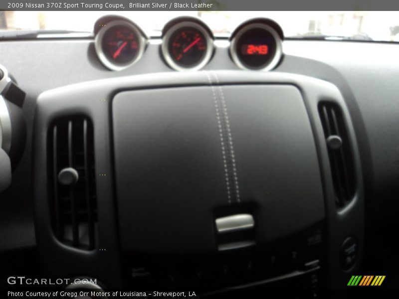 Brilliant Silver / Black Leather 2009 Nissan 370Z Sport Touring Coupe