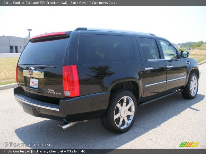 Black Raven / Cashmere/Cocoa 2011 Cadillac Escalade ESV Premium AWD