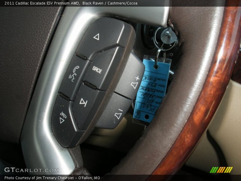 Black Raven / Cashmere/Cocoa 2011 Cadillac Escalade ESV Premium AWD