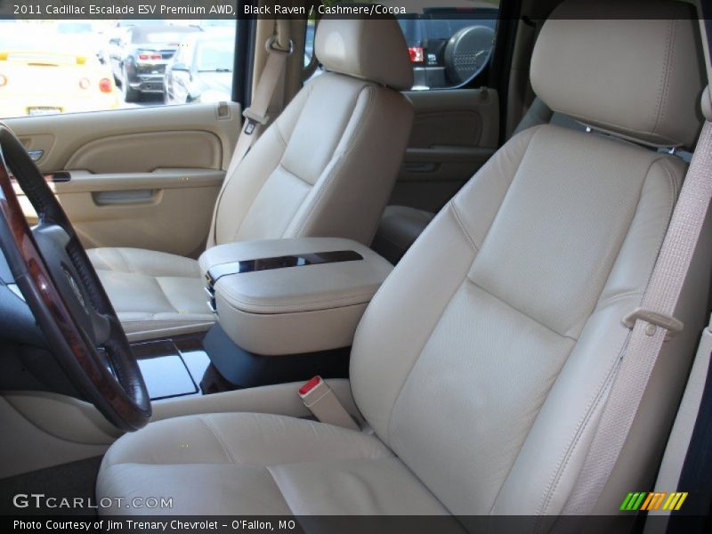 Black Raven / Cashmere/Cocoa 2011 Cadillac Escalade ESV Premium AWD