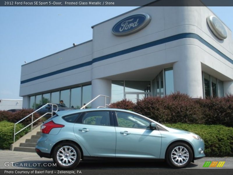 Frosted Glass Metallic / Stone 2012 Ford Focus SE Sport 5-Door