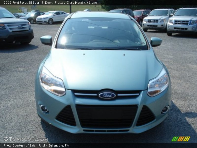 Frosted Glass Metallic / Stone 2012 Ford Focus SE Sport 5-Door