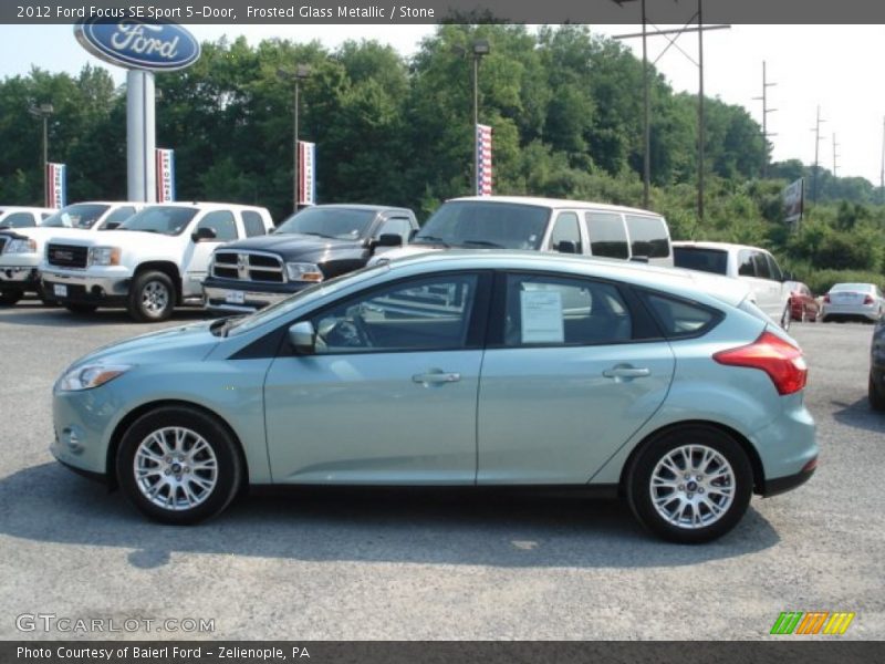 Frosted Glass Metallic / Stone 2012 Ford Focus SE Sport 5-Door