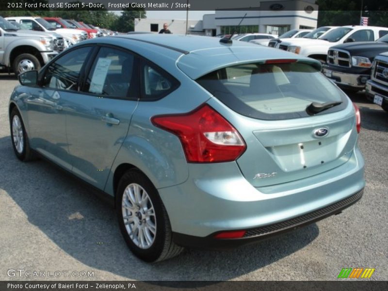 Frosted Glass Metallic / Stone 2012 Ford Focus SE Sport 5-Door