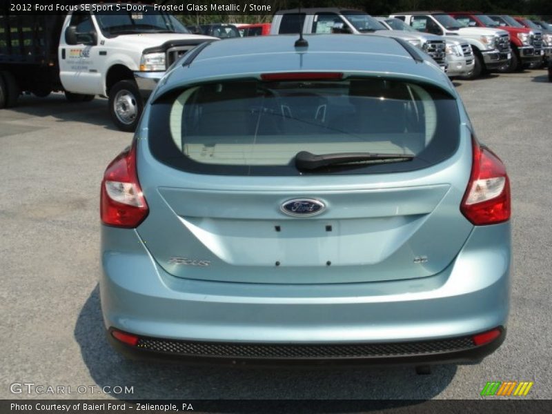 Frosted Glass Metallic / Stone 2012 Ford Focus SE Sport 5-Door