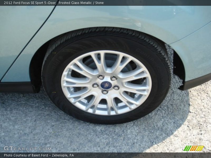 Frosted Glass Metallic / Stone 2012 Ford Focus SE Sport 5-Door