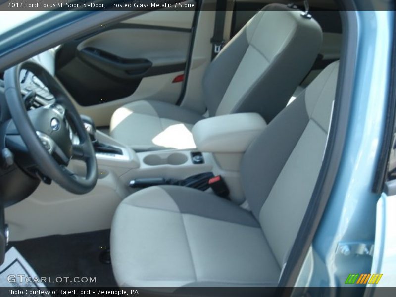 Frosted Glass Metallic / Stone 2012 Ford Focus SE Sport 5-Door