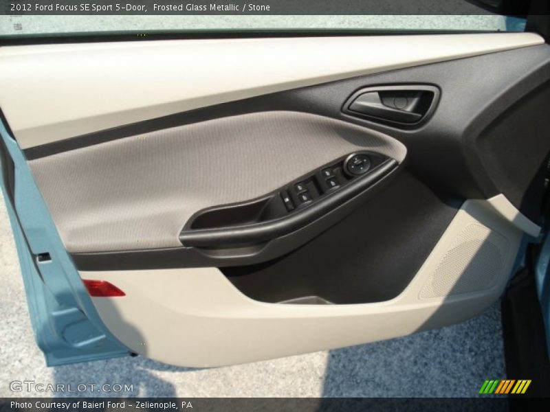 Frosted Glass Metallic / Stone 2012 Ford Focus SE Sport 5-Door