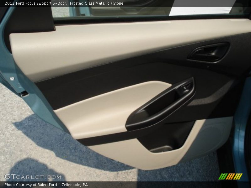 Frosted Glass Metallic / Stone 2012 Ford Focus SE Sport 5-Door