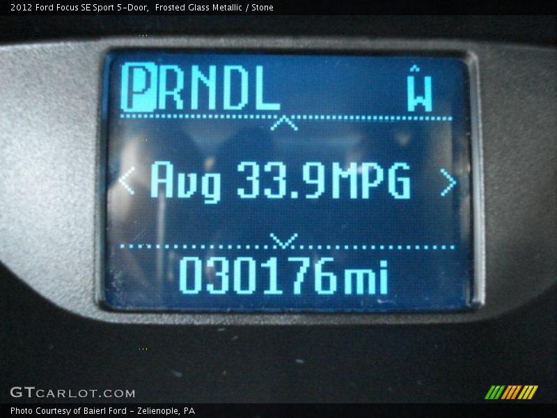 Frosted Glass Metallic / Stone 2012 Ford Focus SE Sport 5-Door