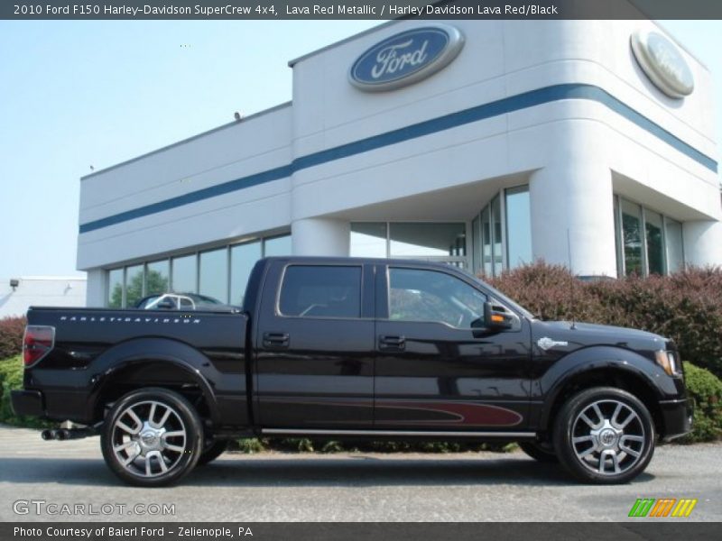 Lava Red Metallic / Harley Davidson Lava Red/Black 2010 Ford F150 Harley-Davidson SuperCrew 4x4