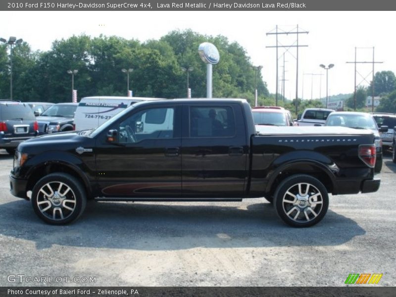 Lava Red Metallic / Harley Davidson Lava Red/Black 2010 Ford F150 Harley-Davidson SuperCrew 4x4