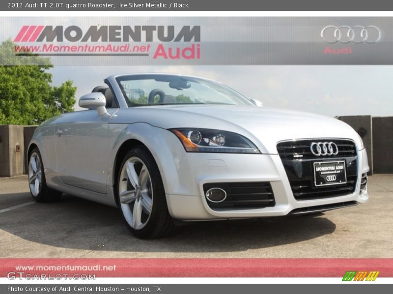 Ice Silver Metallic / Black 2012 Audi TT 2.0T quattro Roadster