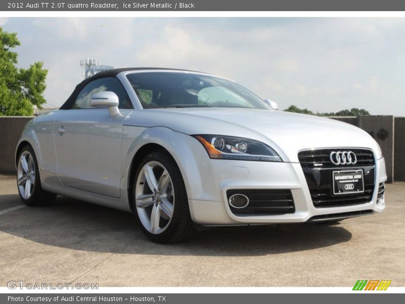 Ice Silver Metallic / Black 2012 Audi TT 2.0T quattro Roadster