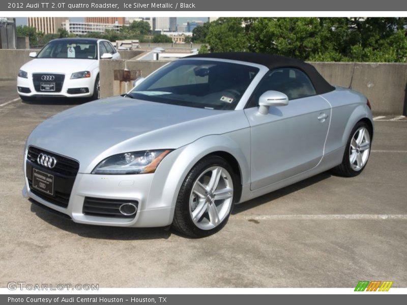 Ice Silver Metallic / Black 2012 Audi TT 2.0T quattro Roadster