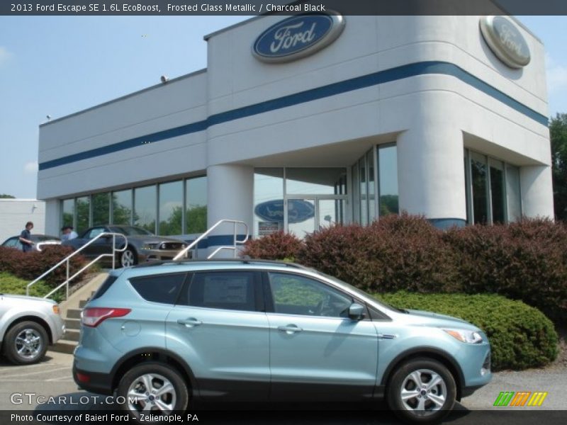 Frosted Glass Metallic / Charcoal Black 2013 Ford Escape SE 1.6L EcoBoost