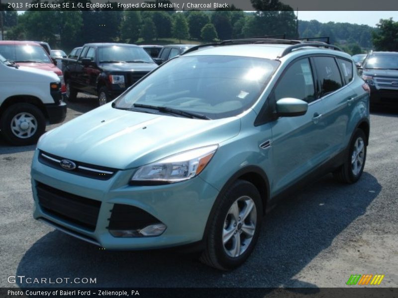 Frosted Glass Metallic / Charcoal Black 2013 Ford Escape SE 1.6L EcoBoost