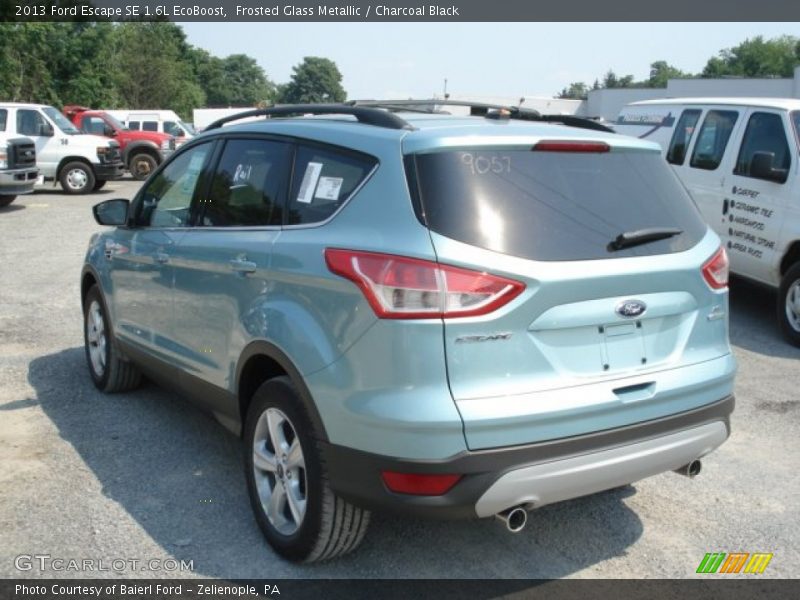 Frosted Glass Metallic / Charcoal Black 2013 Ford Escape SE 1.6L EcoBoost