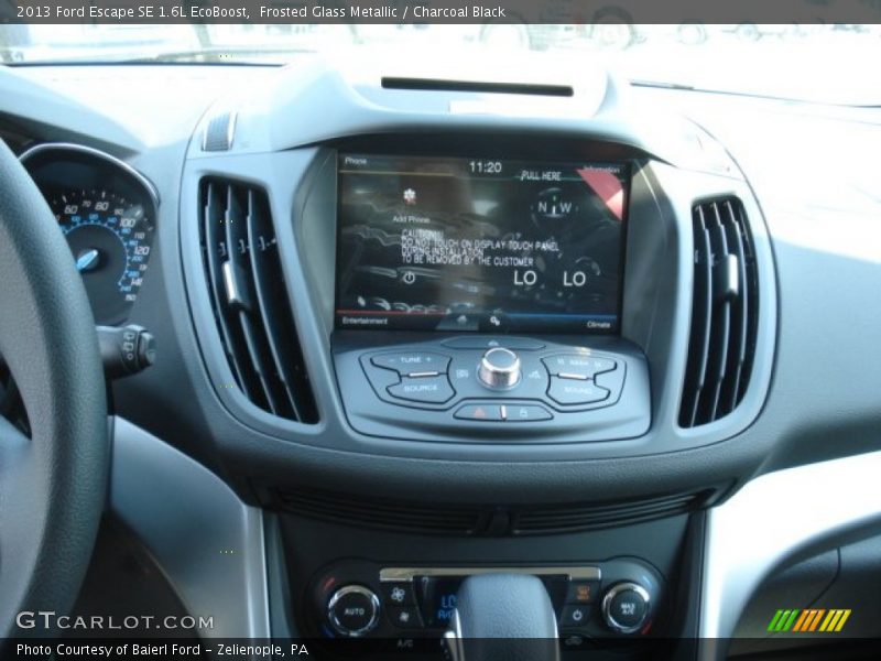 Controls of 2013 Escape SE 1.6L EcoBoost