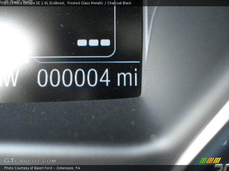 Frosted Glass Metallic / Charcoal Black 2013 Ford Escape SE 1.6L EcoBoost