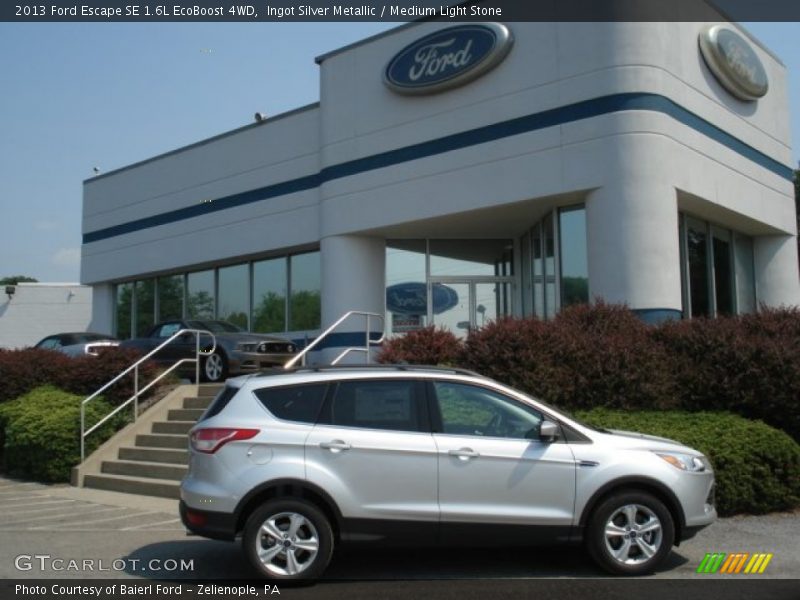Ingot Silver Metallic / Medium Light Stone 2013 Ford Escape SE 1.6L EcoBoost 4WD
