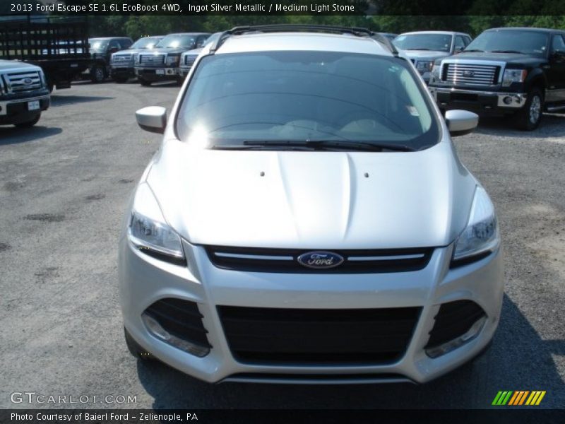 Ingot Silver Metallic / Medium Light Stone 2013 Ford Escape SE 1.6L EcoBoost 4WD
