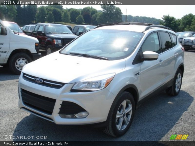 Ingot Silver Metallic / Medium Light Stone 2013 Ford Escape SE 1.6L EcoBoost 4WD