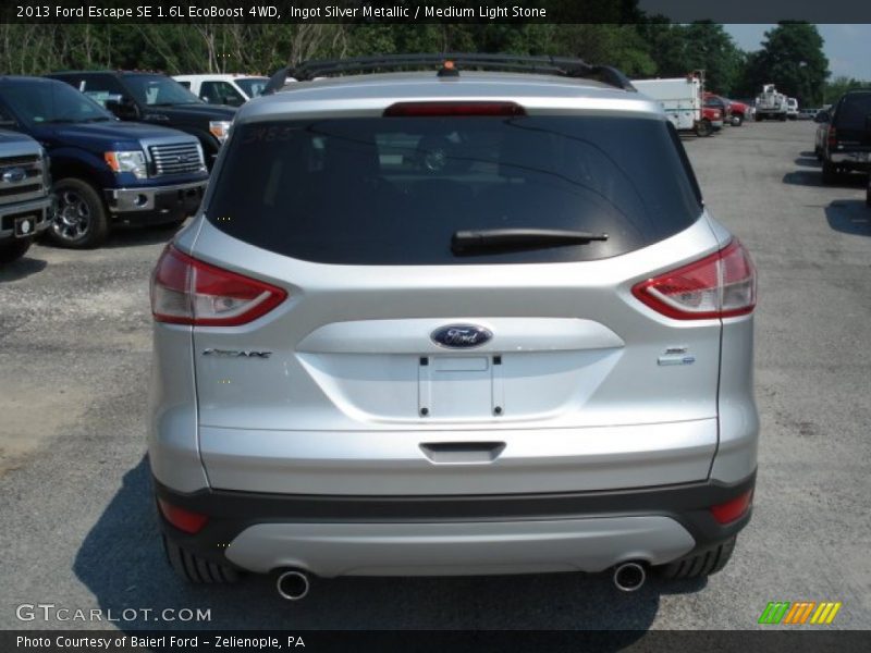 Ingot Silver Metallic / Medium Light Stone 2013 Ford Escape SE 1.6L EcoBoost 4WD