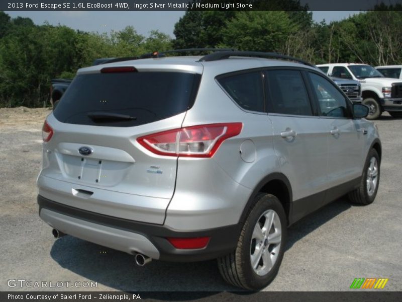 Ingot Silver Metallic / Medium Light Stone 2013 Ford Escape SE 1.6L EcoBoost 4WD