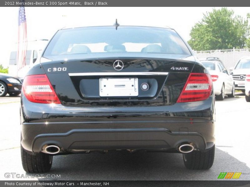 Black / Black 2012 Mercedes-Benz C 300 Sport 4Matic