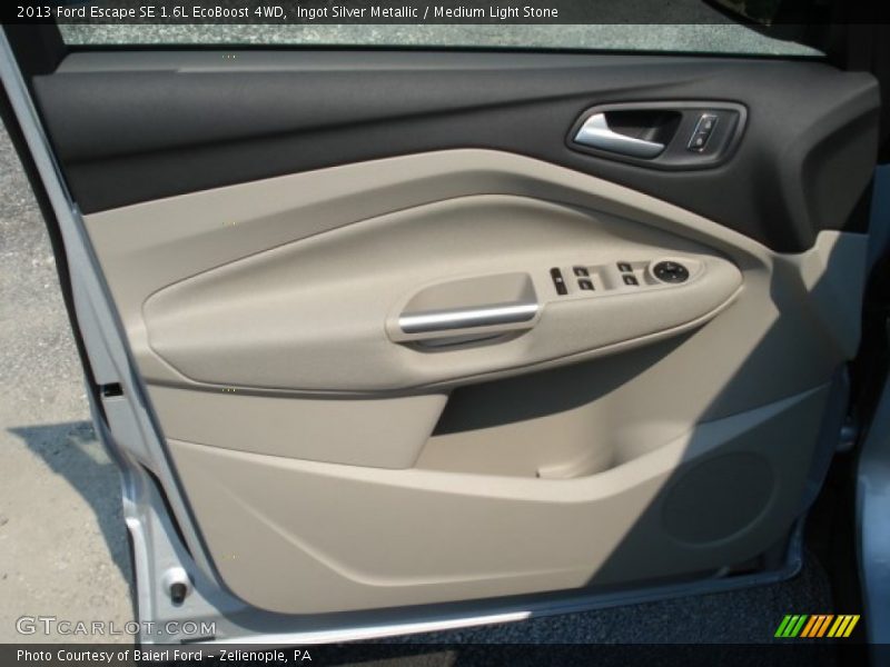 Ingot Silver Metallic / Medium Light Stone 2013 Ford Escape SE 1.6L EcoBoost 4WD