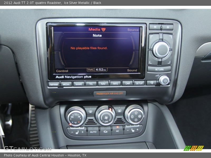 Controls of 2012 TT 2.0T quattro Roadster