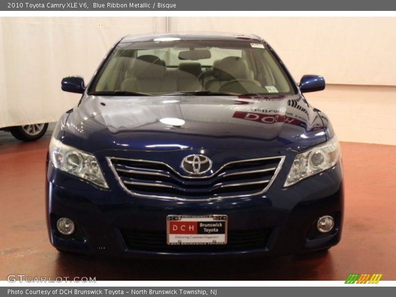 Blue Ribbon Metallic / Bisque 2010 Toyota Camry XLE V6