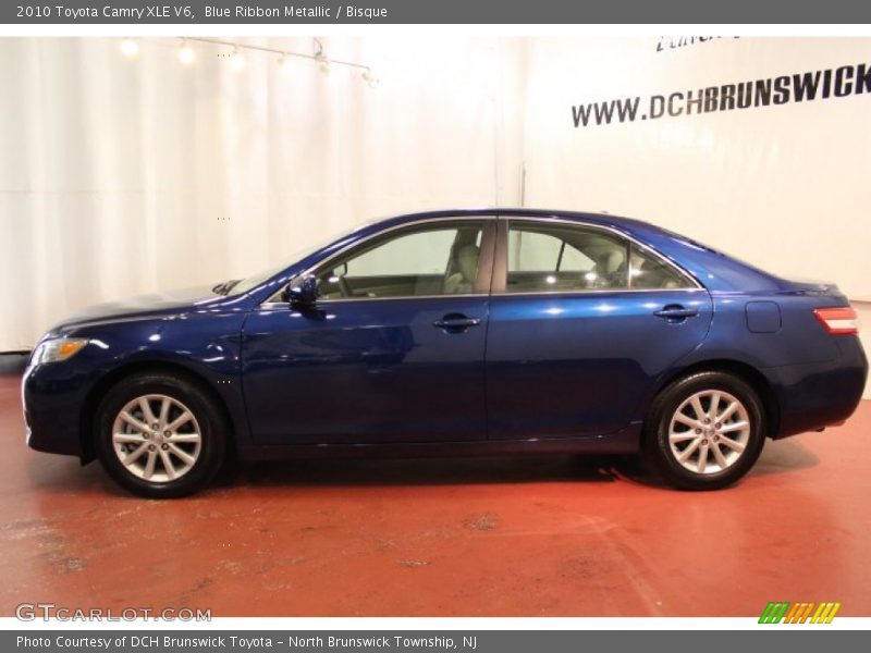 Blue Ribbon Metallic / Bisque 2010 Toyota Camry XLE V6