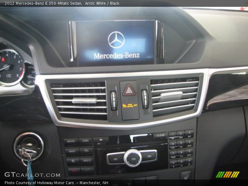 Arctic White / Black 2012 Mercedes-Benz E 350 4Matic Sedan