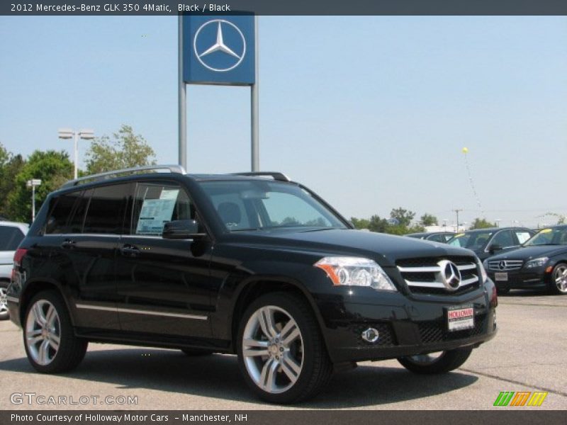 Black / Black 2012 Mercedes-Benz GLK 350 4Matic