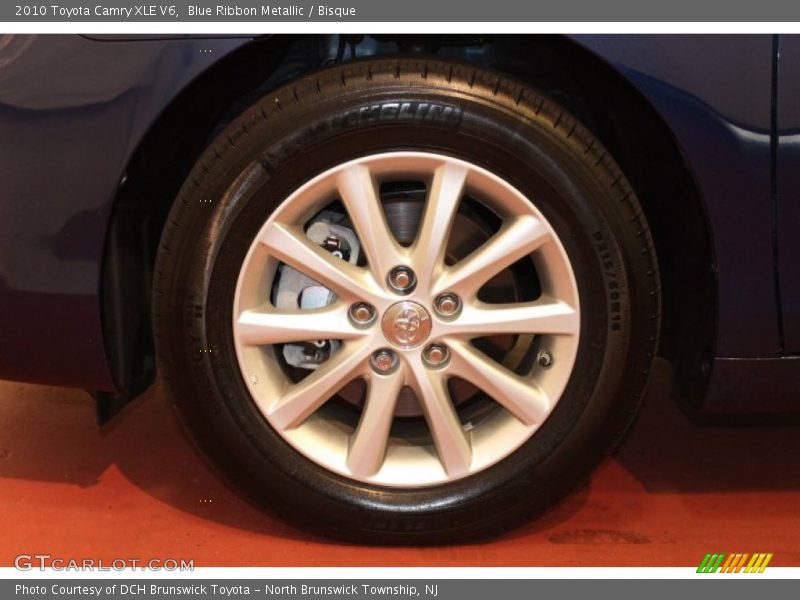 Blue Ribbon Metallic / Bisque 2010 Toyota Camry XLE V6