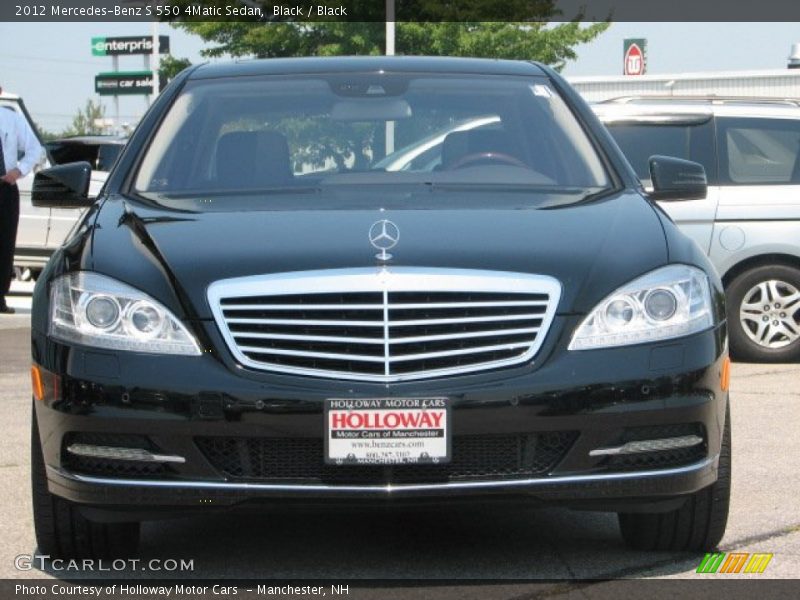 Black / Black 2012 Mercedes-Benz S 550 4Matic Sedan