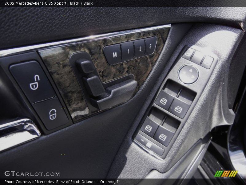 Black / Black 2009 Mercedes-Benz C 350 Sport