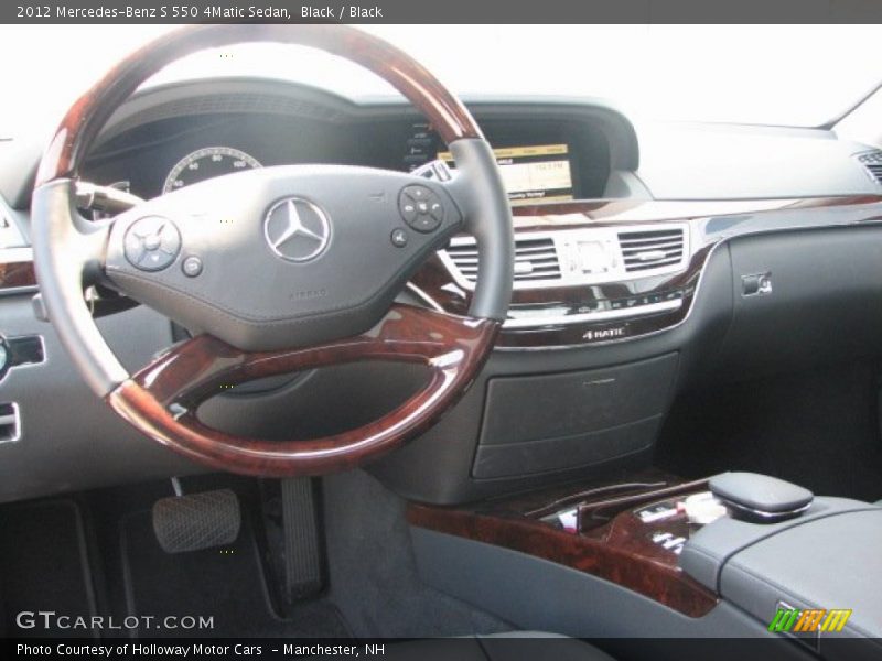Black / Black 2012 Mercedes-Benz S 550 4Matic Sedan