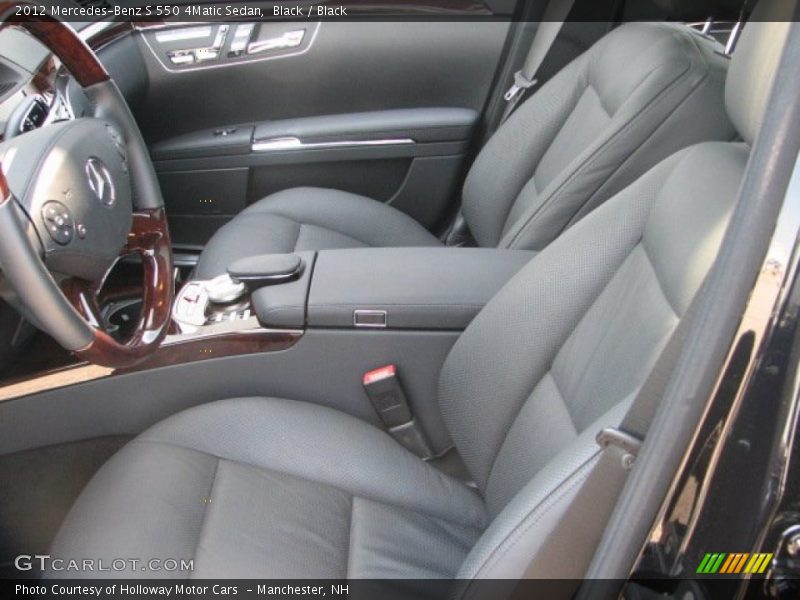 Black / Black 2012 Mercedes-Benz S 550 4Matic Sedan